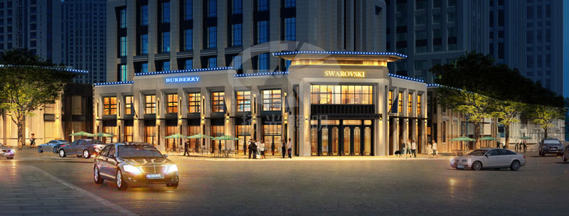 商業(yè)裙樓照明設計