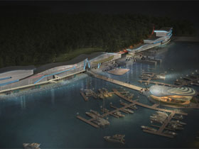 海南?；◢u游艇碼頭泛光照明工程