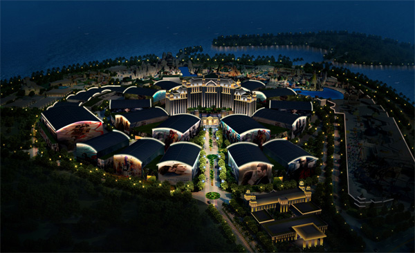 海南?；◢u影視基地戶外照明工程