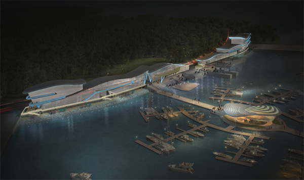 海南?；◢u游艇碼頭泛光照明工程