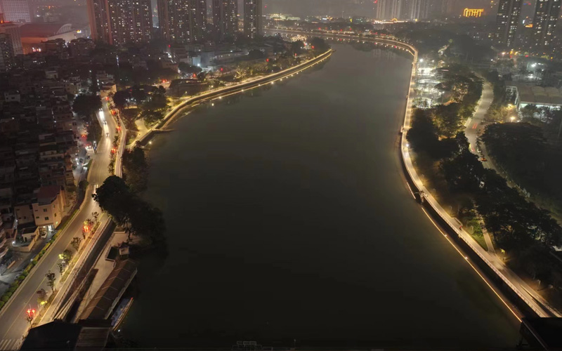 東莞市三江六岸濱水岸線示范段項(xiàng)目二期工程(莞城段)景觀照明工程